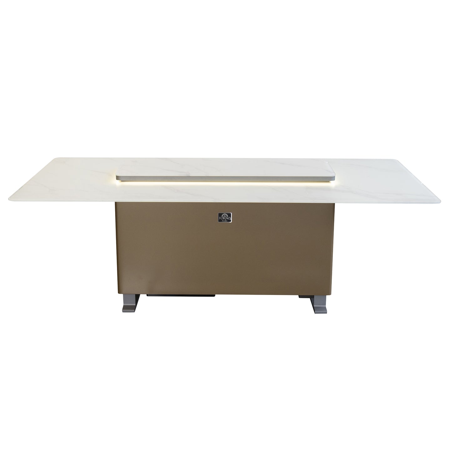 Cinetico Mesa de comedor inteligente en blanco, refrigerador y congelador de 5.3 cu.ft con control Bluetooth