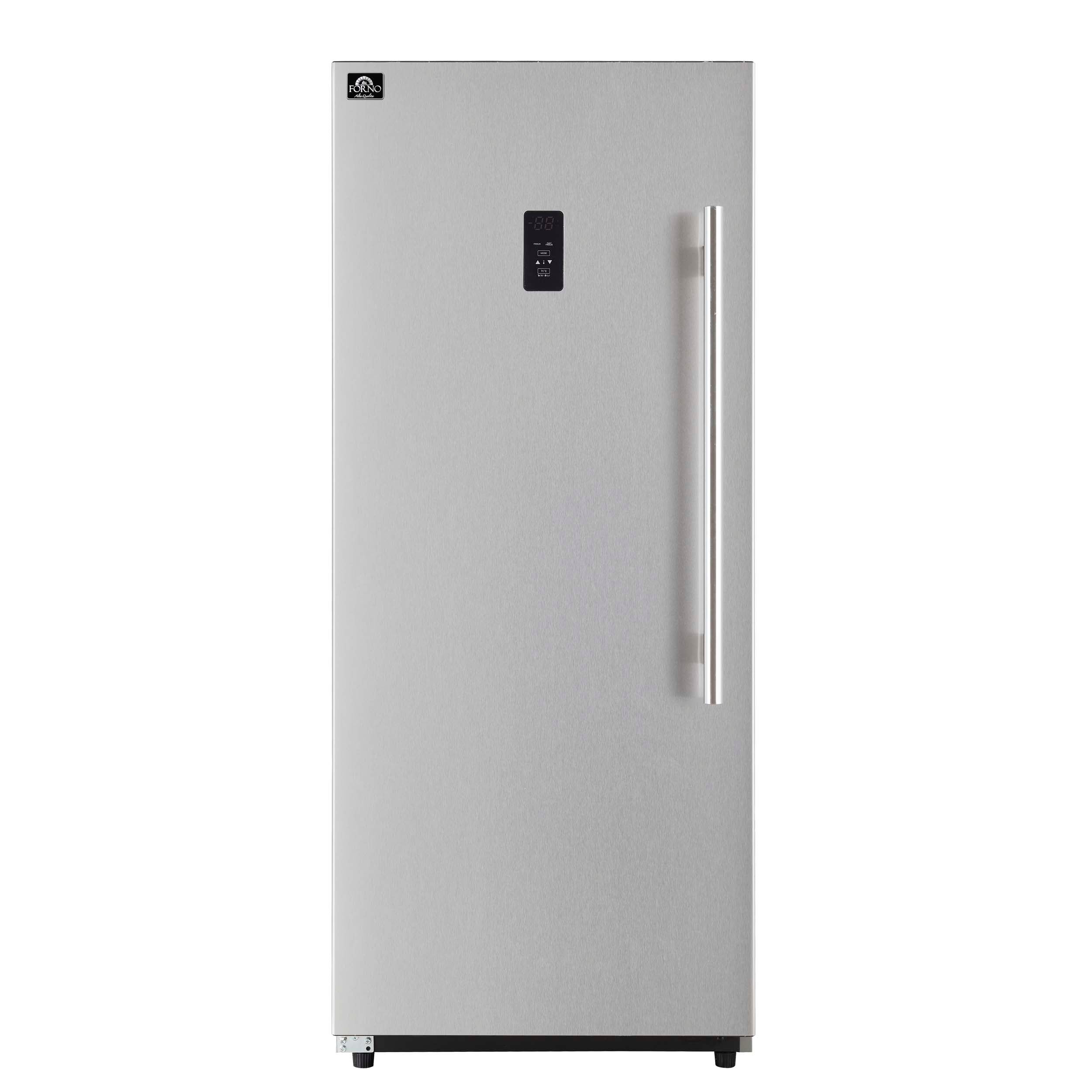Forno Fortezza 28 Inch Left-Swing Freezer, Stainless Steel with