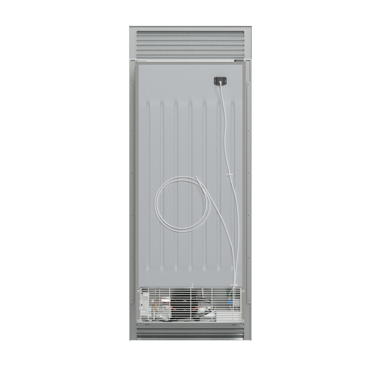 Congelador Forno Fortezza de 32 pulgadas con apertura a la izquierda, parrilla de borde estándar, acero inoxidable, con máquina de hielo automática