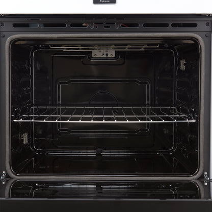 Forno Vomero 30-Inch Double Wall Oven, White, 10 cu.ft Total Capacity, 7100W Convection, Mechanical Controls, Manuel Steam Clean