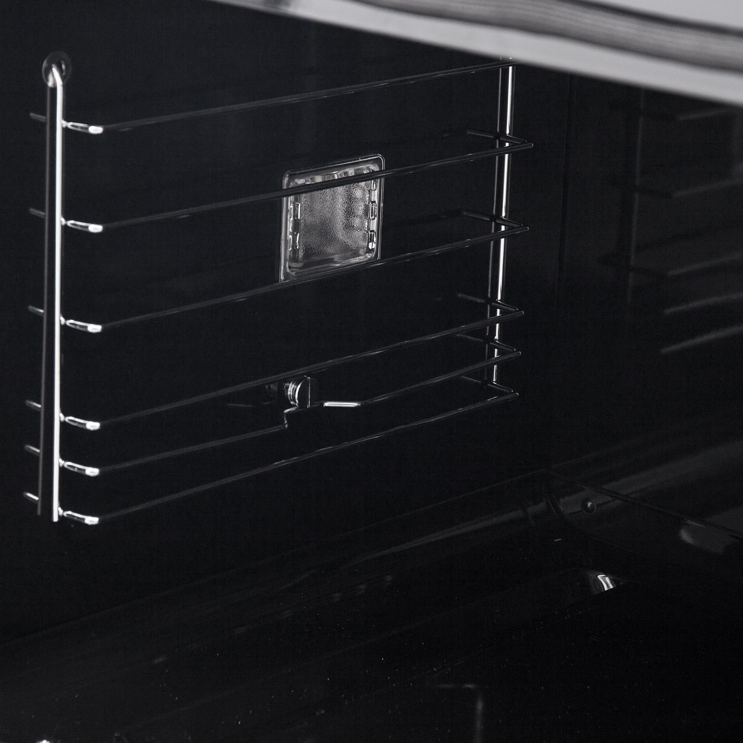 Four mural électrique double Forno Asti de 30 pouces avec portes françaises supérieures, noir et laiton antique, 7,36 pi³, double convection véritable, 7 200 W, friture à air, cuisson sous vide, autonettoyage