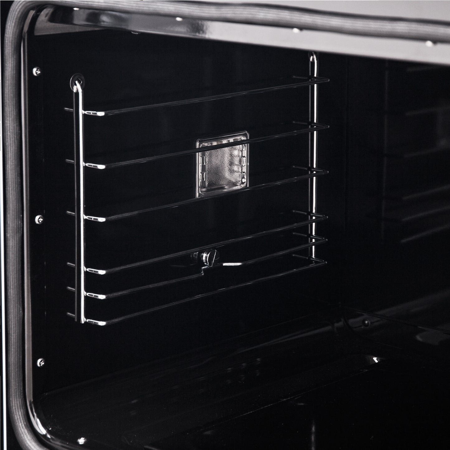 Horno eléctrico de pared Forno Asti de 30 pulgadas con puerta francesa en blanco y latón antiguo, 3,68 pies cúbicos, convección real, 3600 W, freidora de aire, sous vide, autolimpieza