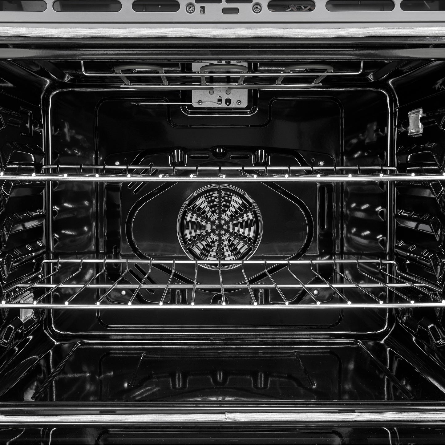 Horno de pared Forno Vomero de 30 pulgadas, acero inoxidable, capacidad de 5 pies cúbicos, 3550 vatios de convección, controles mecánicos, función de autolimpieza