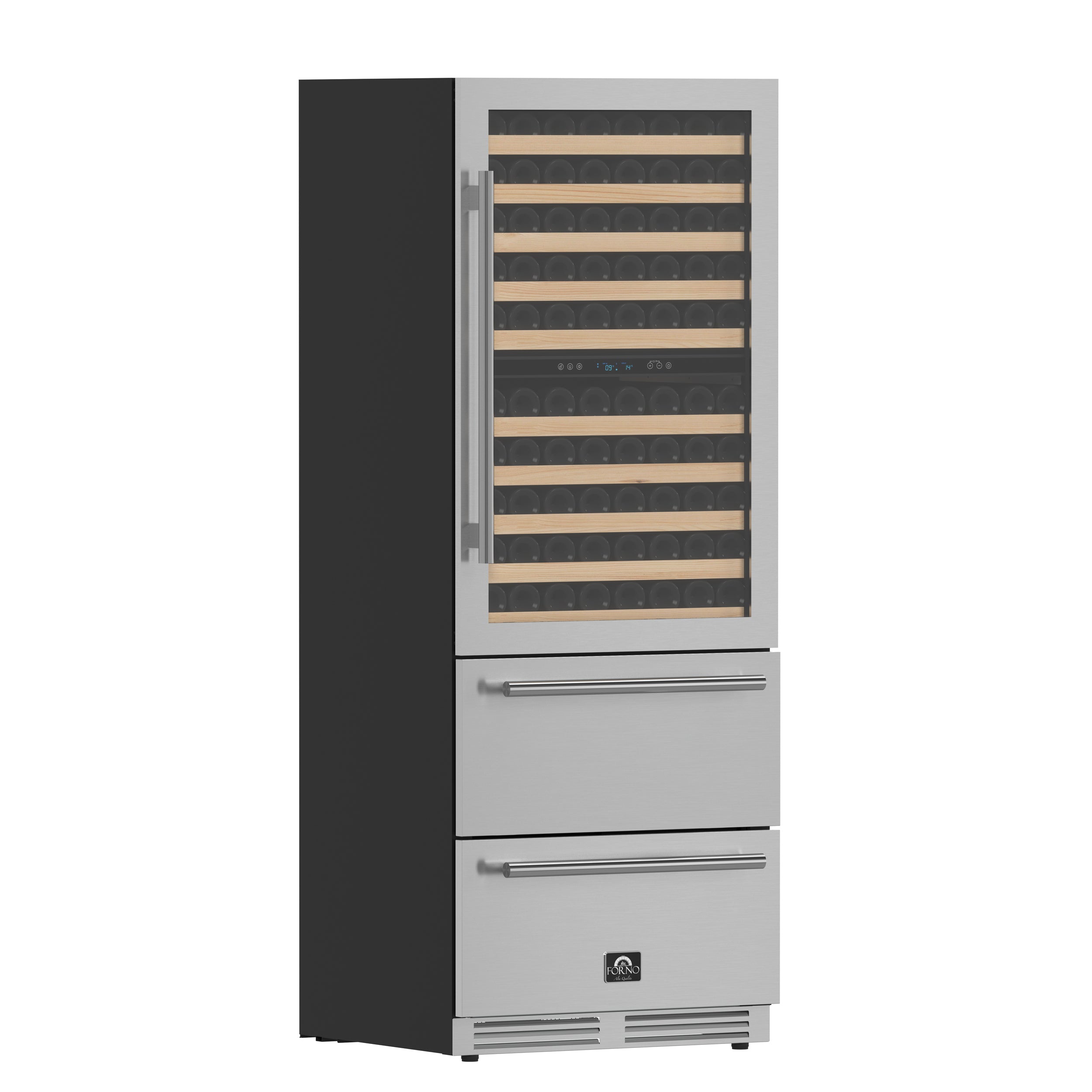 Forno Celano 30-Inch Triple Zone Wine and Beverage Cooler, 21.3 cu