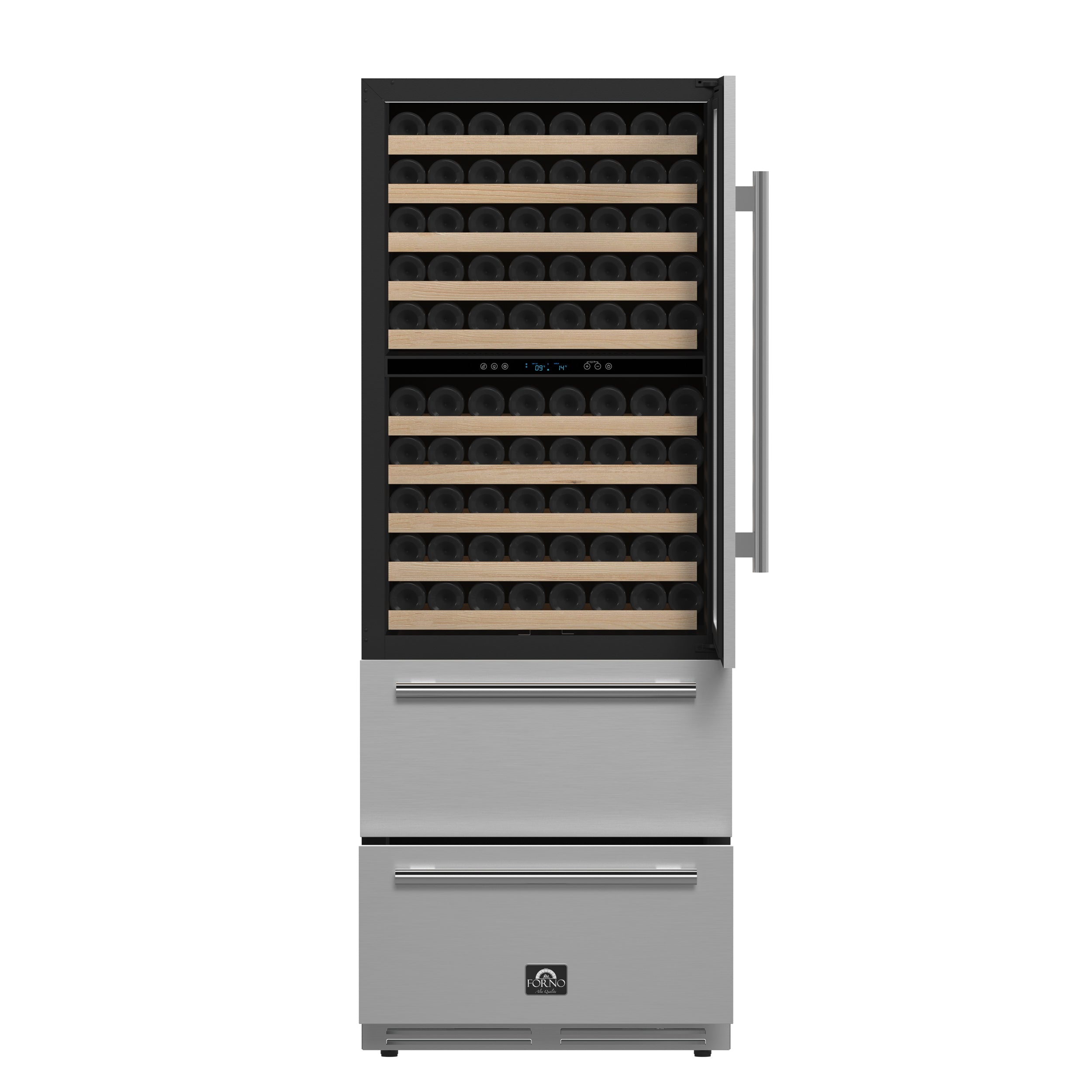 Forno Celano 30-Inch Triple Zone Wine and Beverage Cooler, 21.3 cu