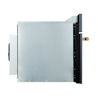 Horno compacto Oliena Espresso White de 30 pulgadas y 1750 vatios y microondas de 1000 vatios, 1,6 pies cúbicos.