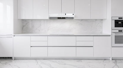 Forno Cappa 30-Inch Under Cabinet Range Hood, White, 200 CFM, Convertible, LED Lighting - Forno Appliances