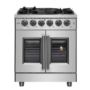 FORNO Massimo 30" Freestanding French Door Dual Fuel Range