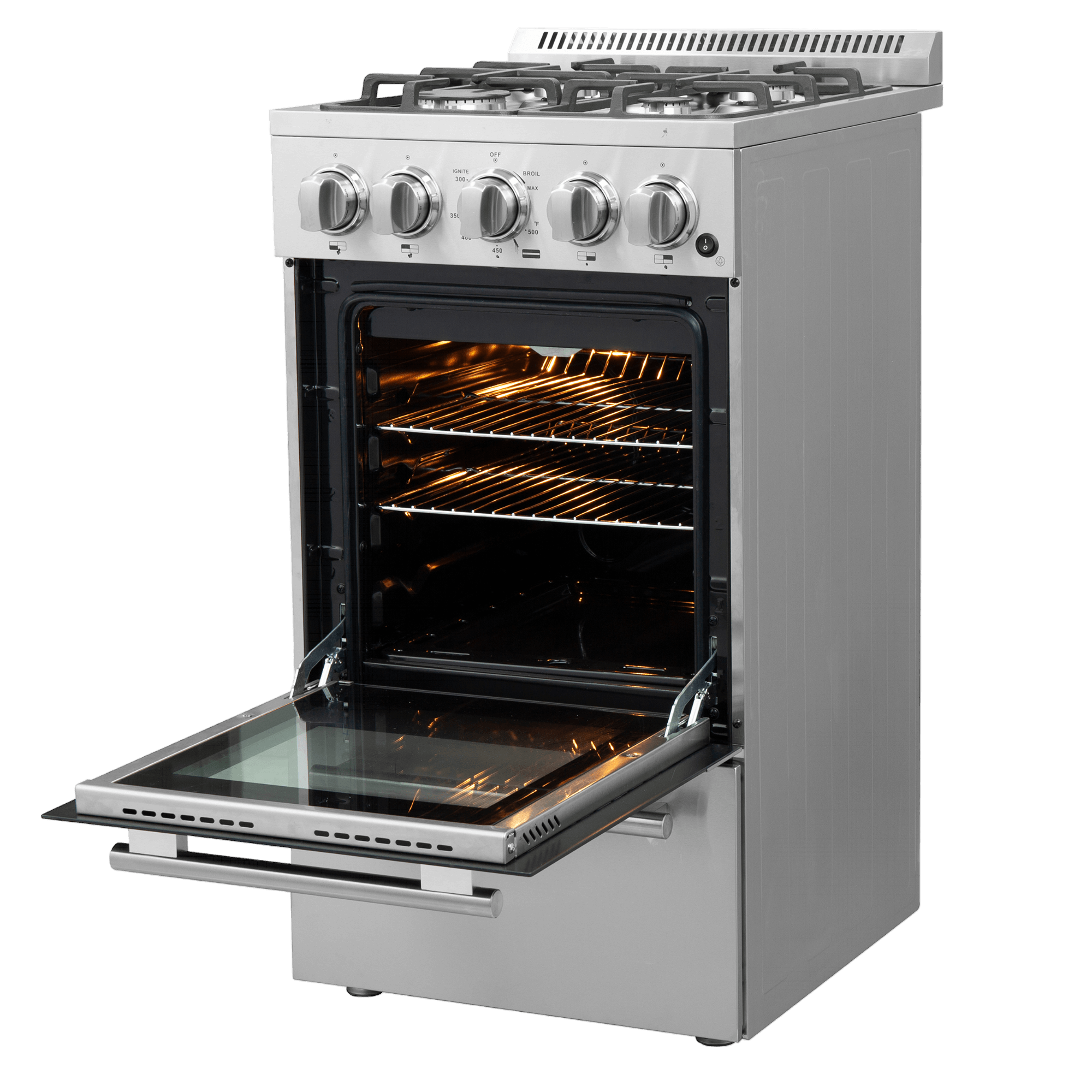 FORNO Lamazze 20" Freestanding Gas Range - Image 3