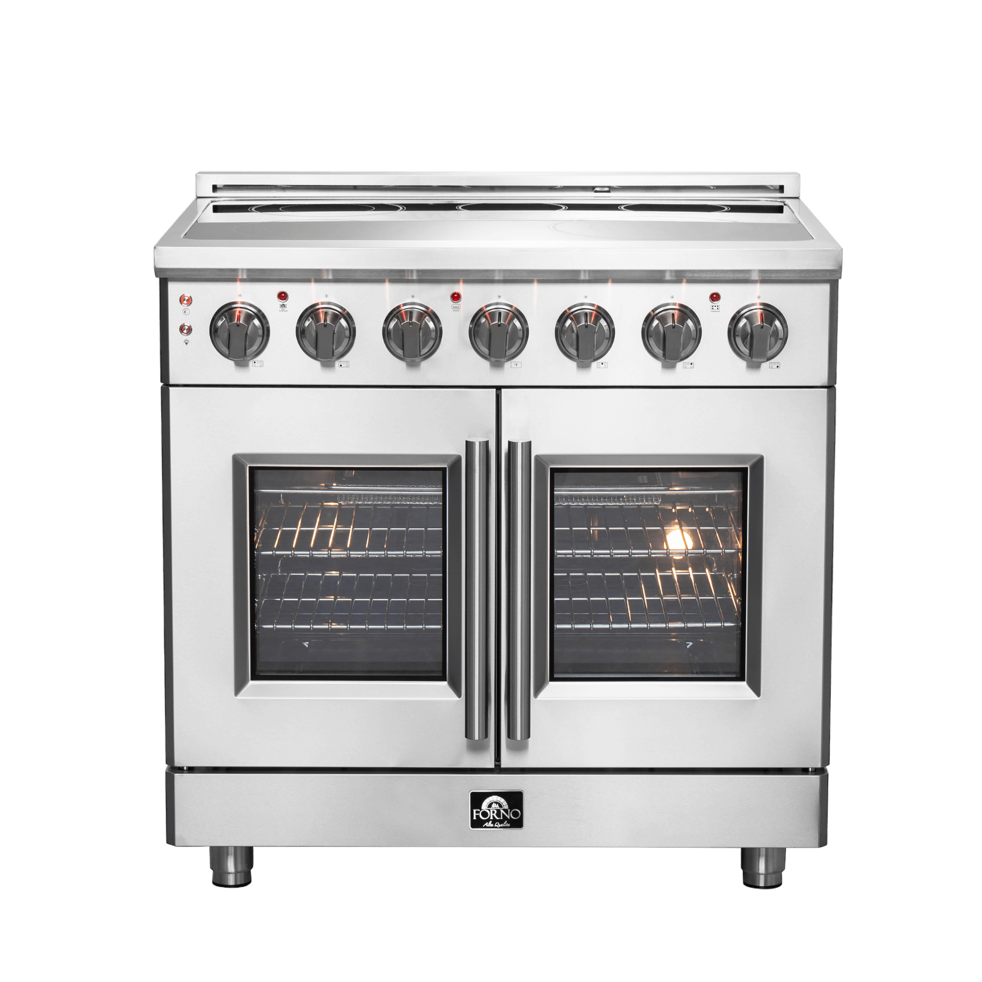 FORNO Massimo 36" Freestanding French Door Electric Range