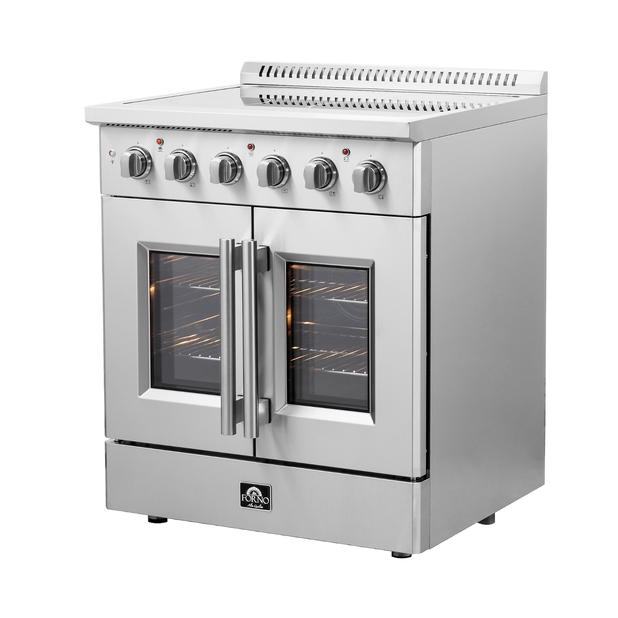 FORNO Galiano 30" Freestanding French Door Electric Range - Image 3
