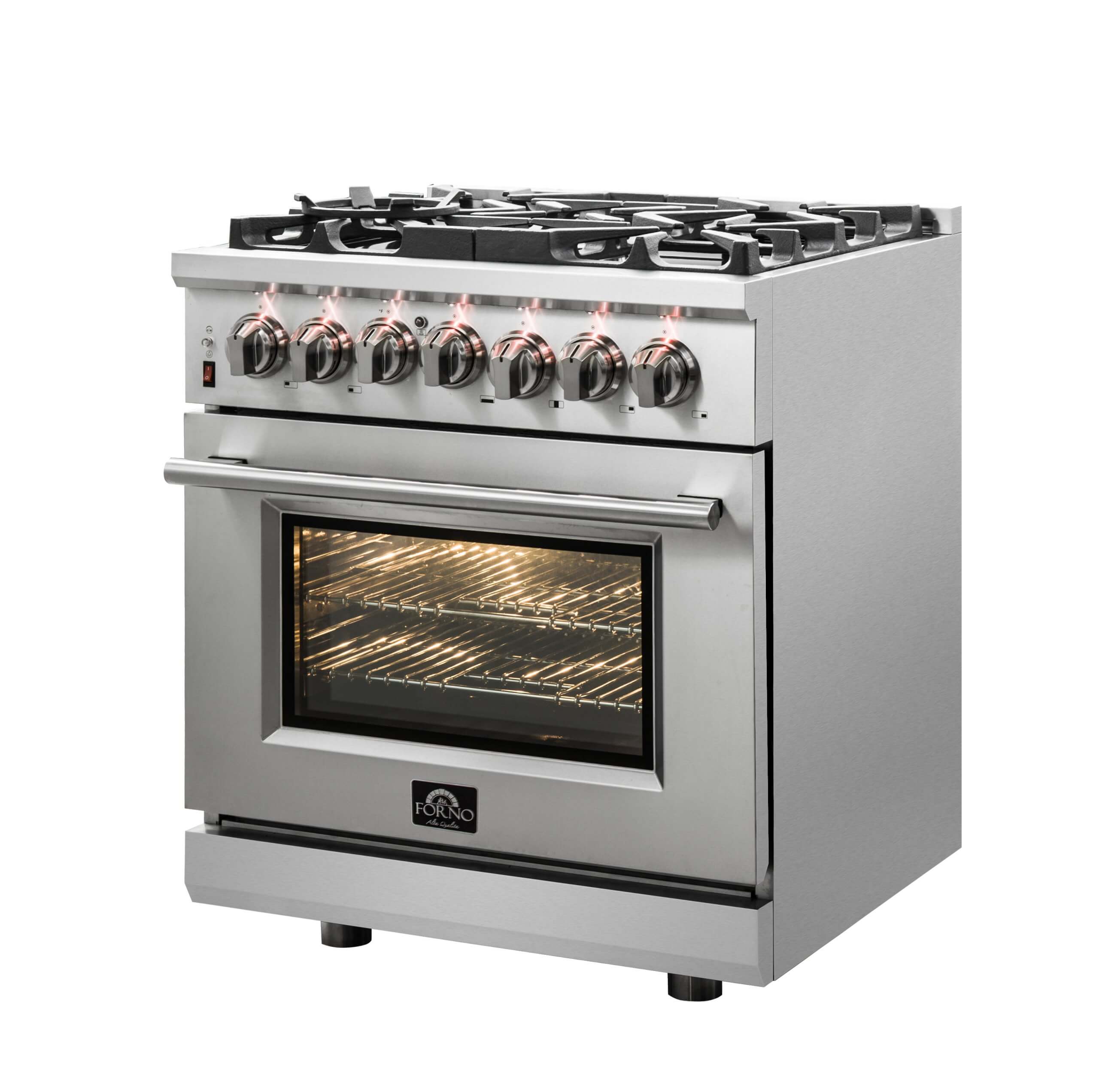 FORNO Massimo 30″ Freestanding Dual Fuel Range - Image 3