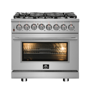 FORNO Massimo 36″ Freestanding Dual Fuel Range