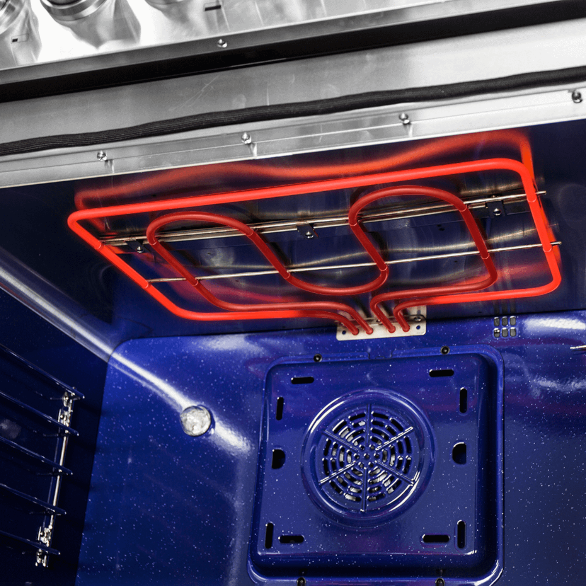 FORNO  Capriasca 30-inch Dual Fuel Range Stainless Steel, 5 Burners, 4.32 cu.ft. True Convection Oven - Image 5