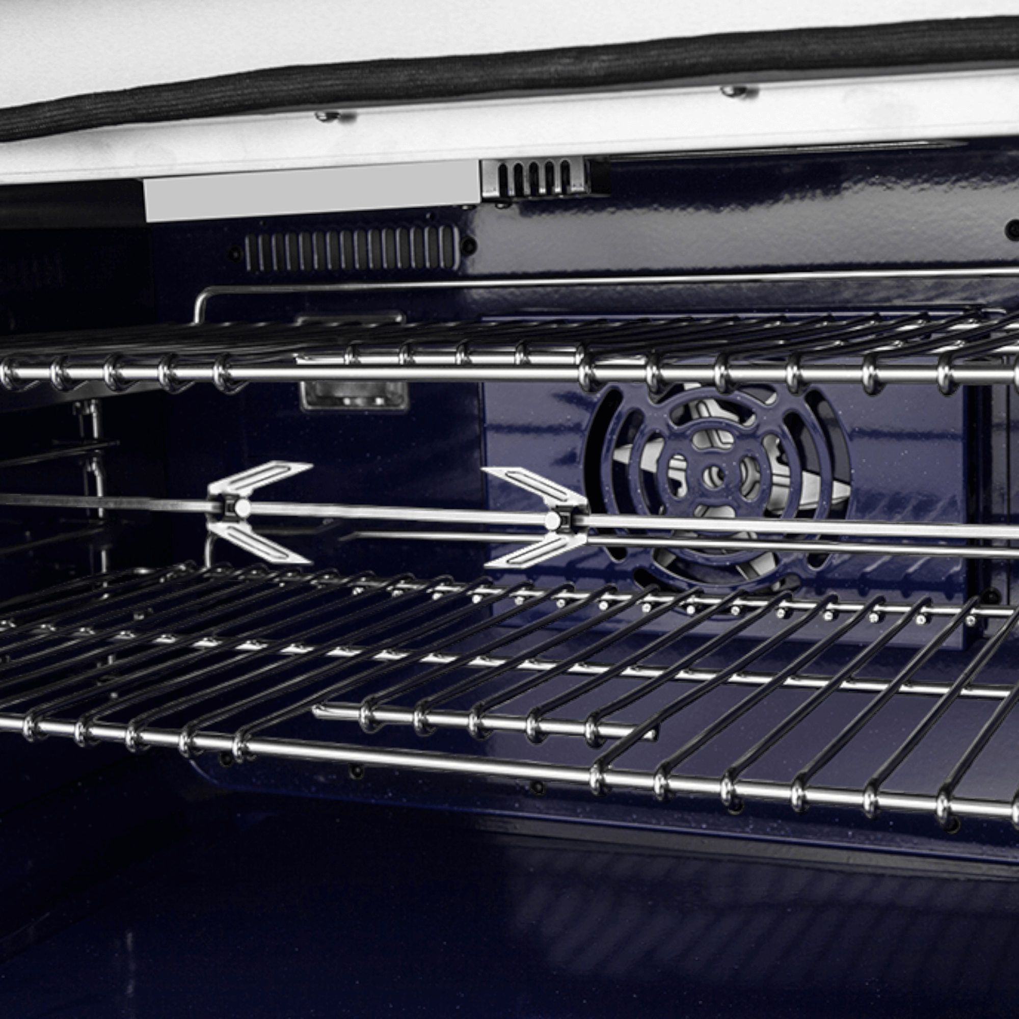 FORNO Capriasca 48-inch Dual Fuel Range All Stainless Steel, 8 Brass Burners, 6.58 cu.ft. Double Ovens - Image 6