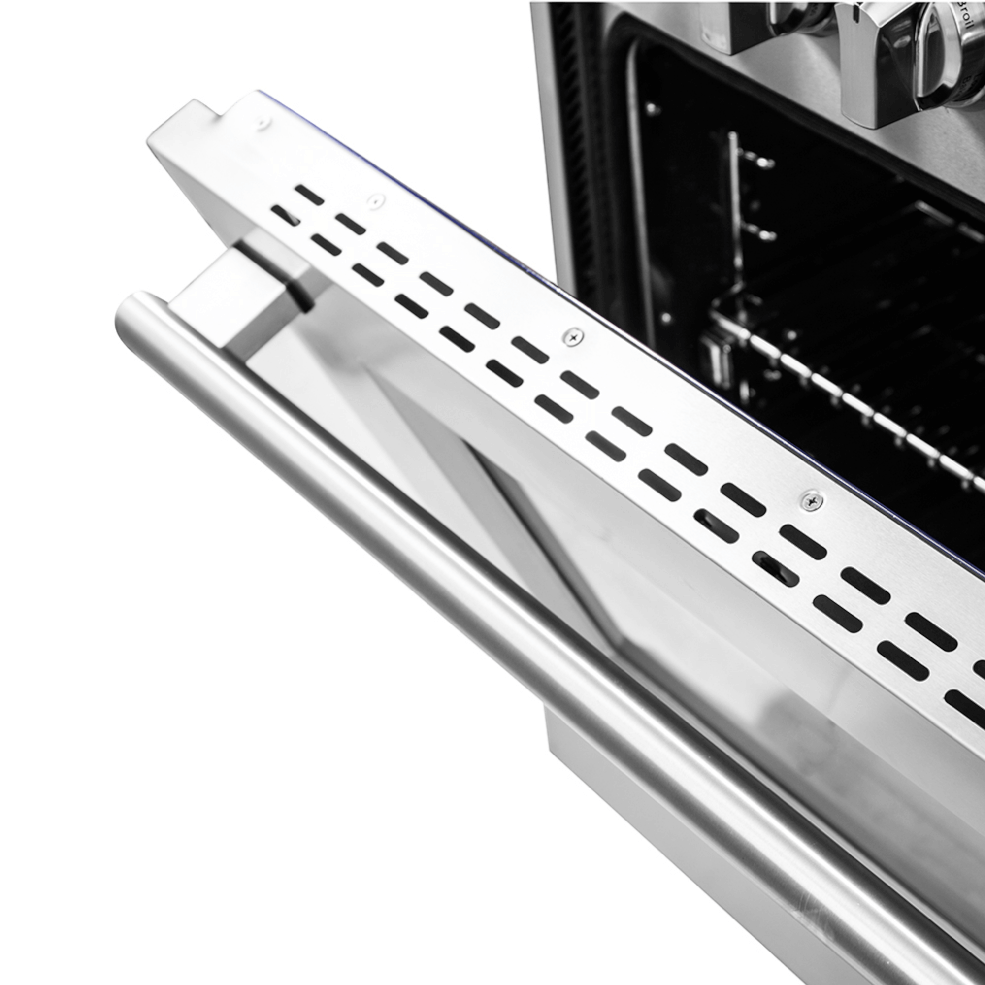 FORNO Capriasca 48-inch Dual Fuel Range All Stainless Steel, 8 Brass Burners, 6.58 cu.ft. Double Ovens - Image 5