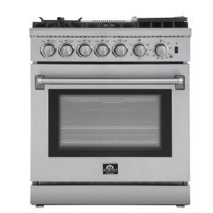 FORNO Lazio 30″ Freestanding Dual Fuel Range
