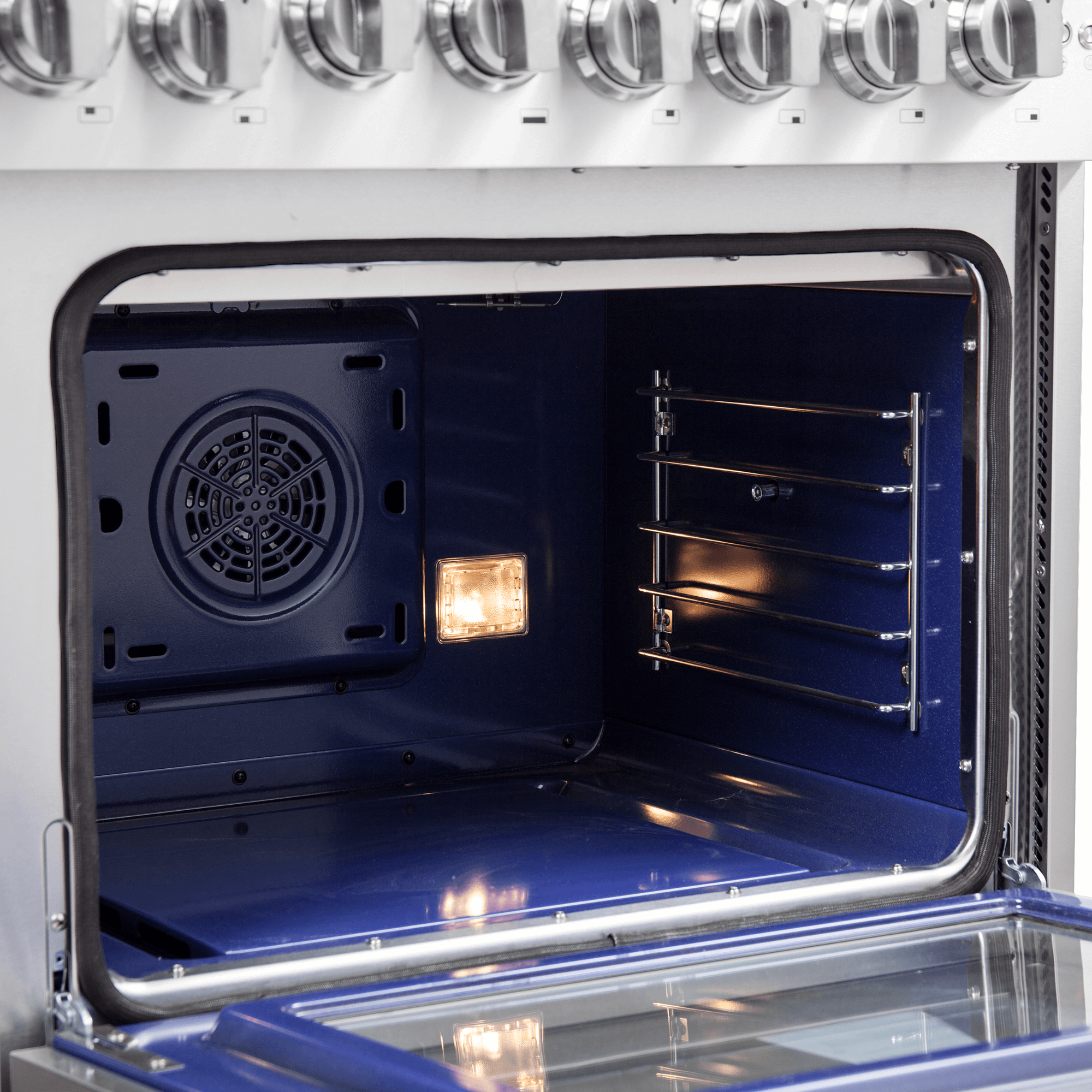 FORNO Capriasca 48" Freestanding French Door Dual Fuel Range - Image 10