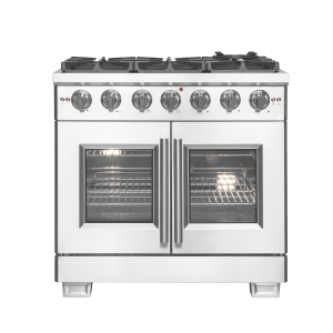 FORNO Capriasca 36" Freestanding French Door Gas Range