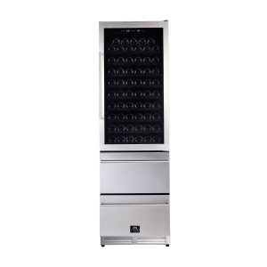 FORNO Azienda - Dual Temperature Zone 24''  Wine Cooler -108 Bottles with two refrigerated drawers