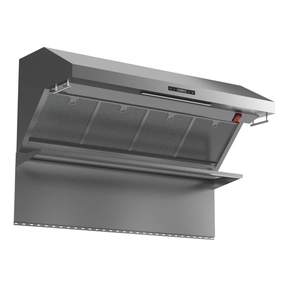 FORNO Savona 48-Inch Wall Mount Range Hood, Hybrid Filters, Backsplash Included - Image 2