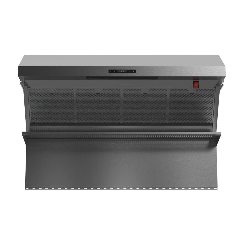 FORNO Savona 48-Inch Wall Mount Range Hood, Hybrid Filters, Backsplash Included
