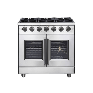 FORNO Massimo 36" Freestanding French Door Gas Convection Range