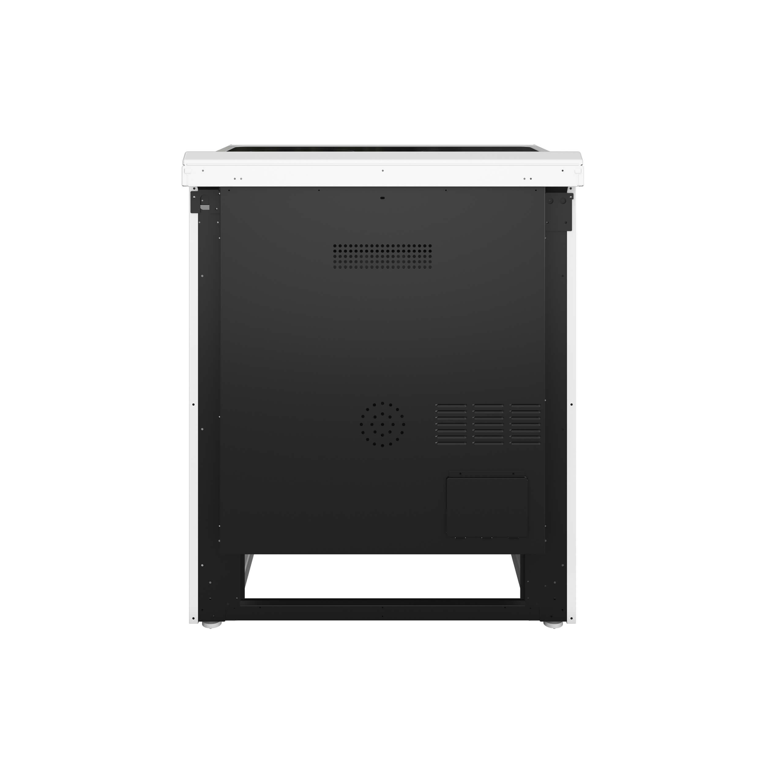 FORNO Leonardo Espresso 30-inch Slide-In Electric Range in White, 4 Elements, 7,100 Watts, 5.0 cu.ft. Oven with Convection Fan, Antique Brass Knobs and Handle - Image 17