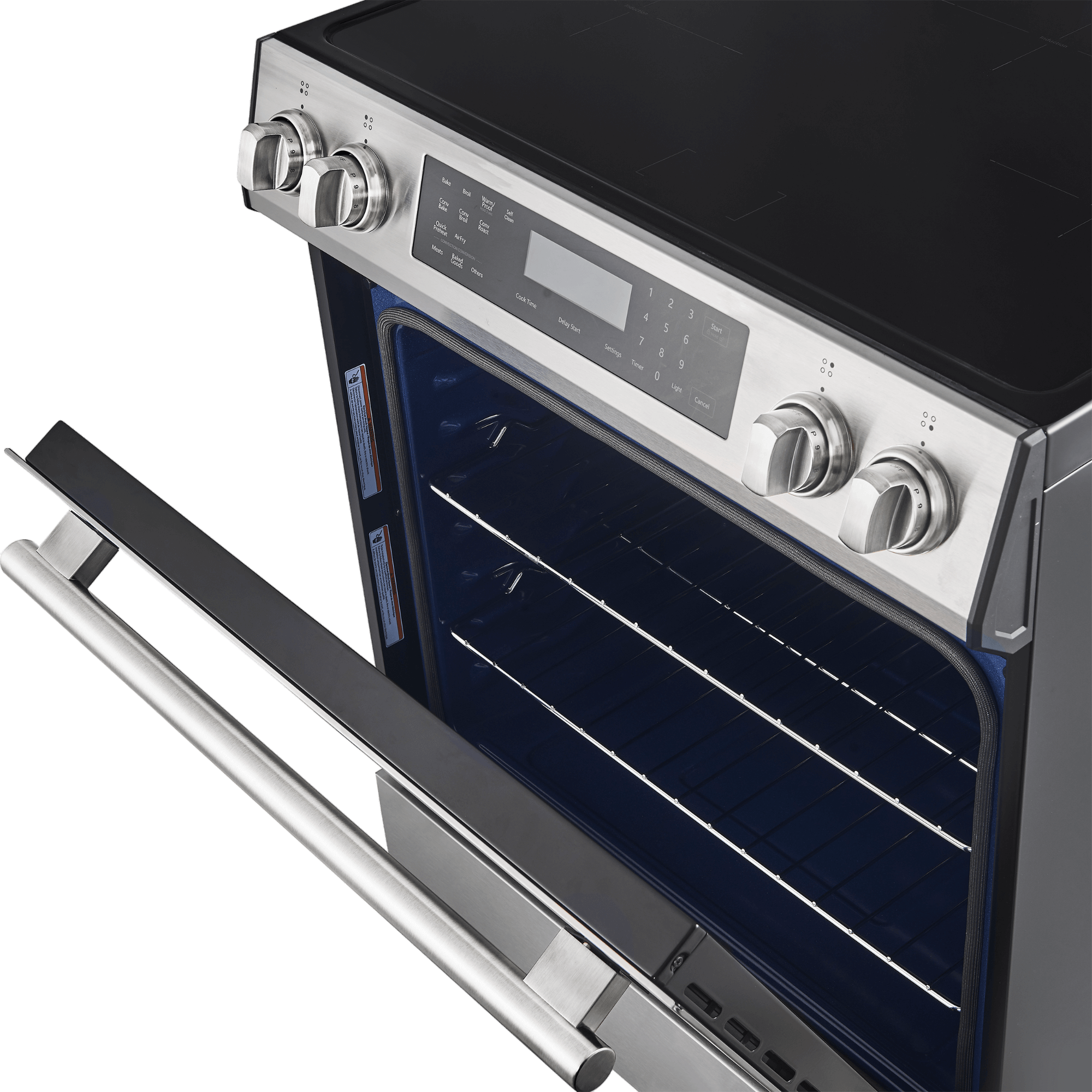 FORNO - Espresso Donatello 30-Inch Slide-In Induction Range Stainless-Steel - Image 3