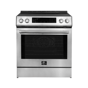 FORNO - Espresso Donatello 30-Inch Slide-In Induction Range Stainless-Steel
