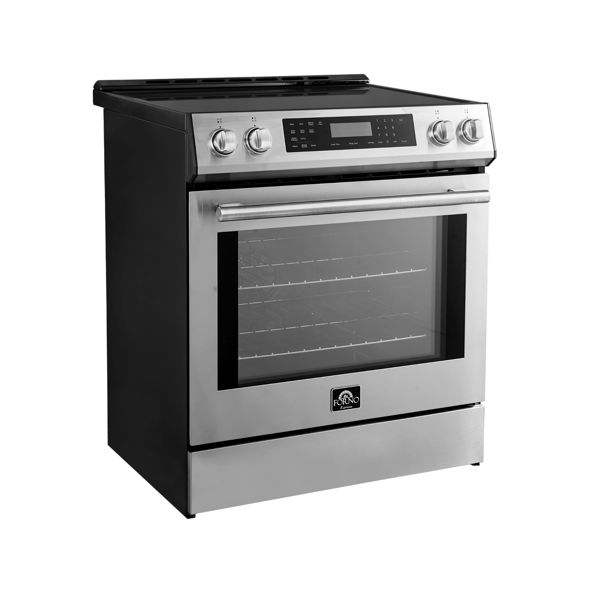 FORNO - Espresso Donatello 30-Inch Slide-In Induction Range Stainless-Steel - Image 7