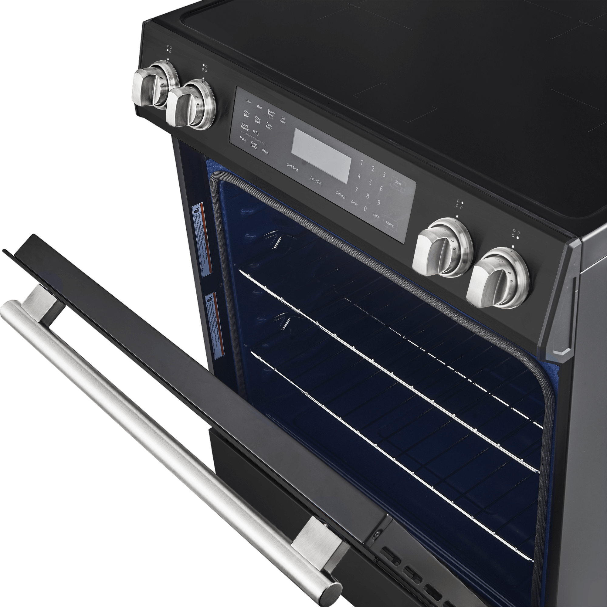 FORNO - Espresso Donatello 30-Inch Slide-In Induction Range Black - Image 5
