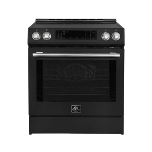 FORNO - Espresso Donatello 30-Inch Slide-In Induction Range Black
