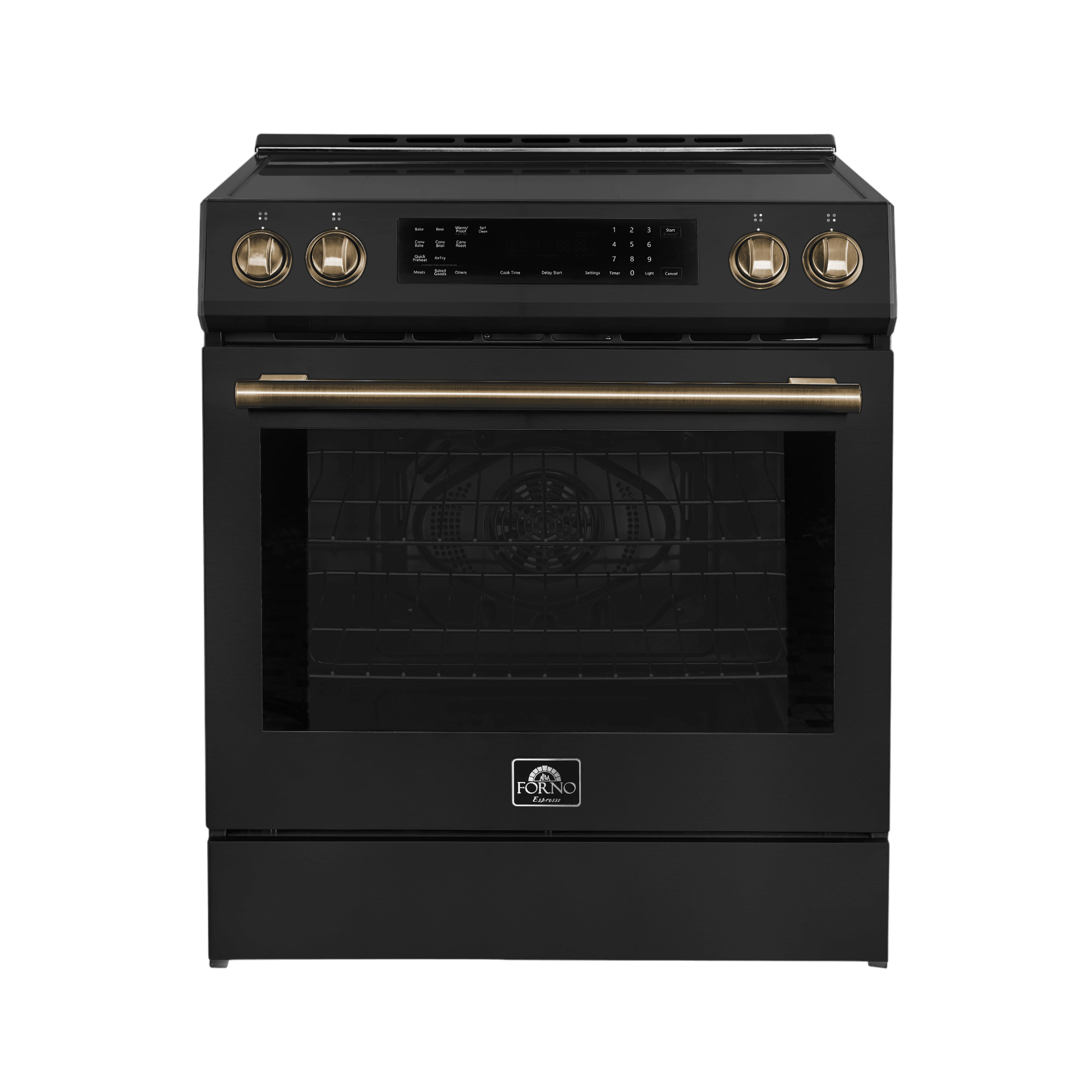 FORNO - Espresso Donatello 30-Inch Slide-In Induction Range Black - Image 6