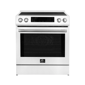 FORNO - Espresso Donatello 30-Inch Slide-In Induction Range White