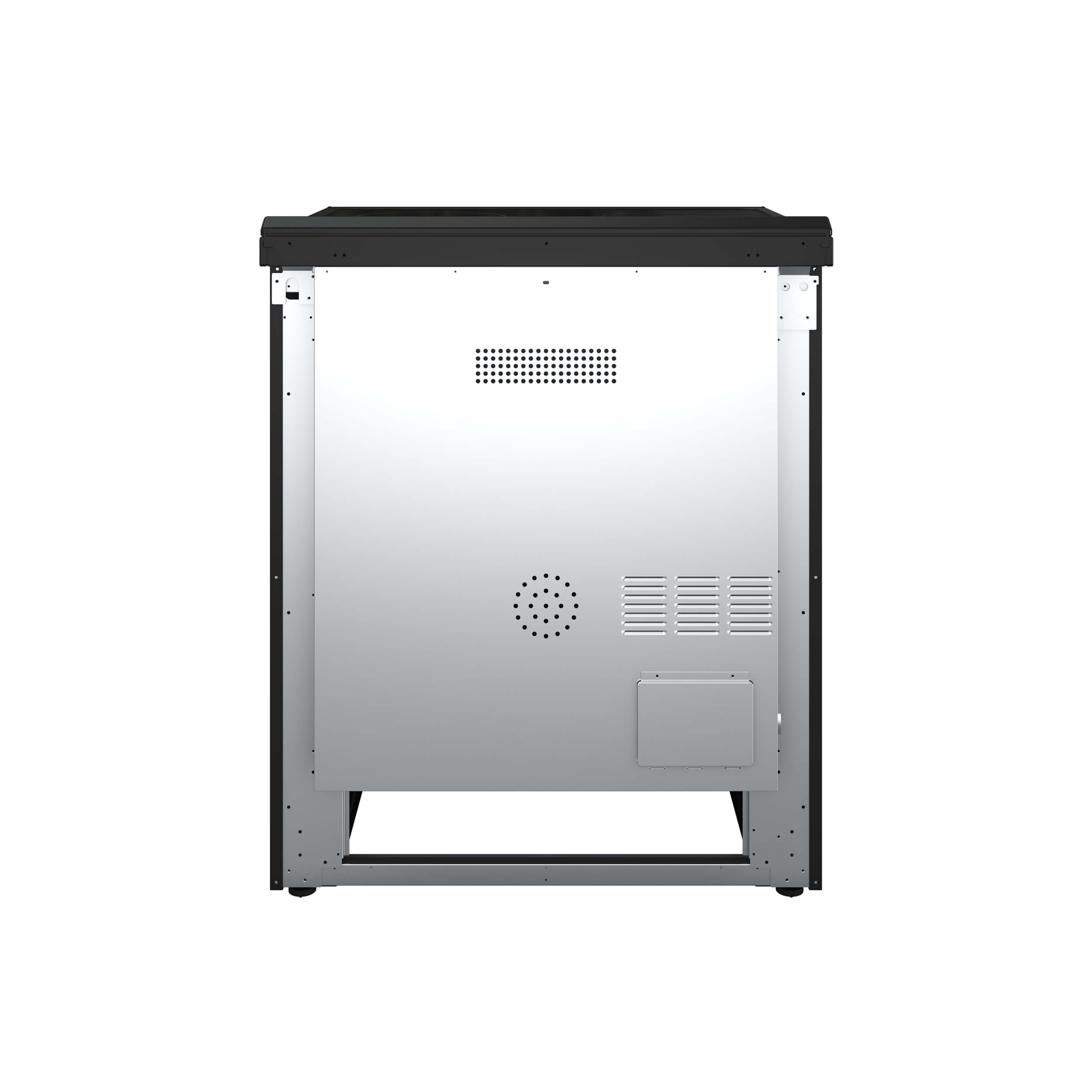 FORNO Leonardo Espresso 30-inch Slide-In Electric Range in Black, 4 Elements, 7,100 Watts, 5.0 cu.ft. Oven with Convection Fan, Antique Brass Knobs and Handle - Image 15