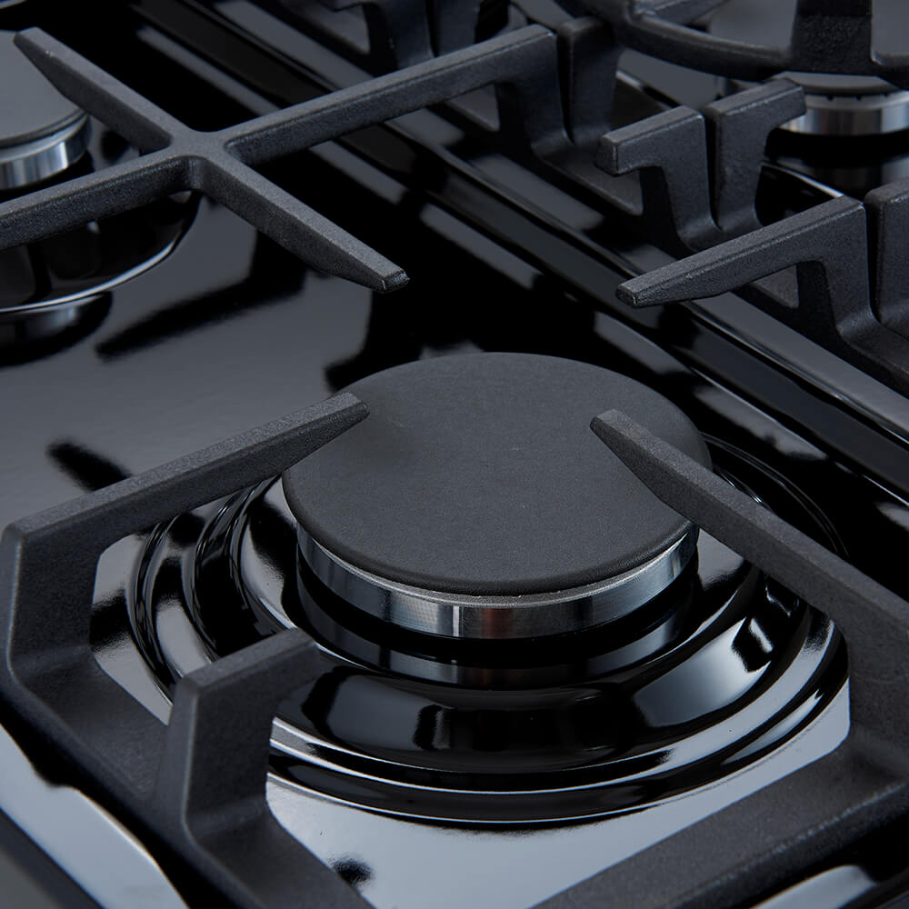 FORNO Leonardo 30-Inch Stainless Steel Gas Range, 5 cu.ft. Convection Oven, 5 Sealed Burners 39 500 BTU, Auto Re-Ignition, LP Conversion Kit Included - Image 5