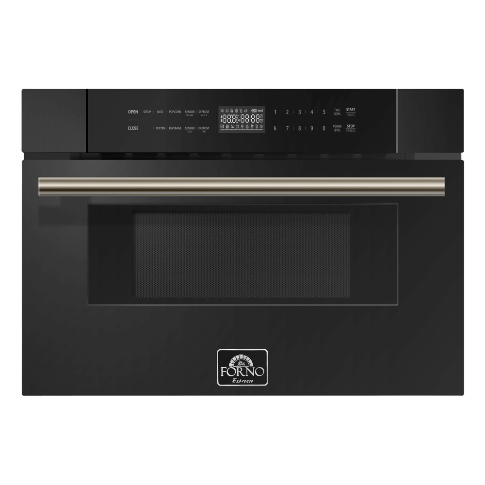 FORNO Capoliveri Espresso Black 30 Inch 1000 Watts Microwave Drawer 1.2 cu.ft.