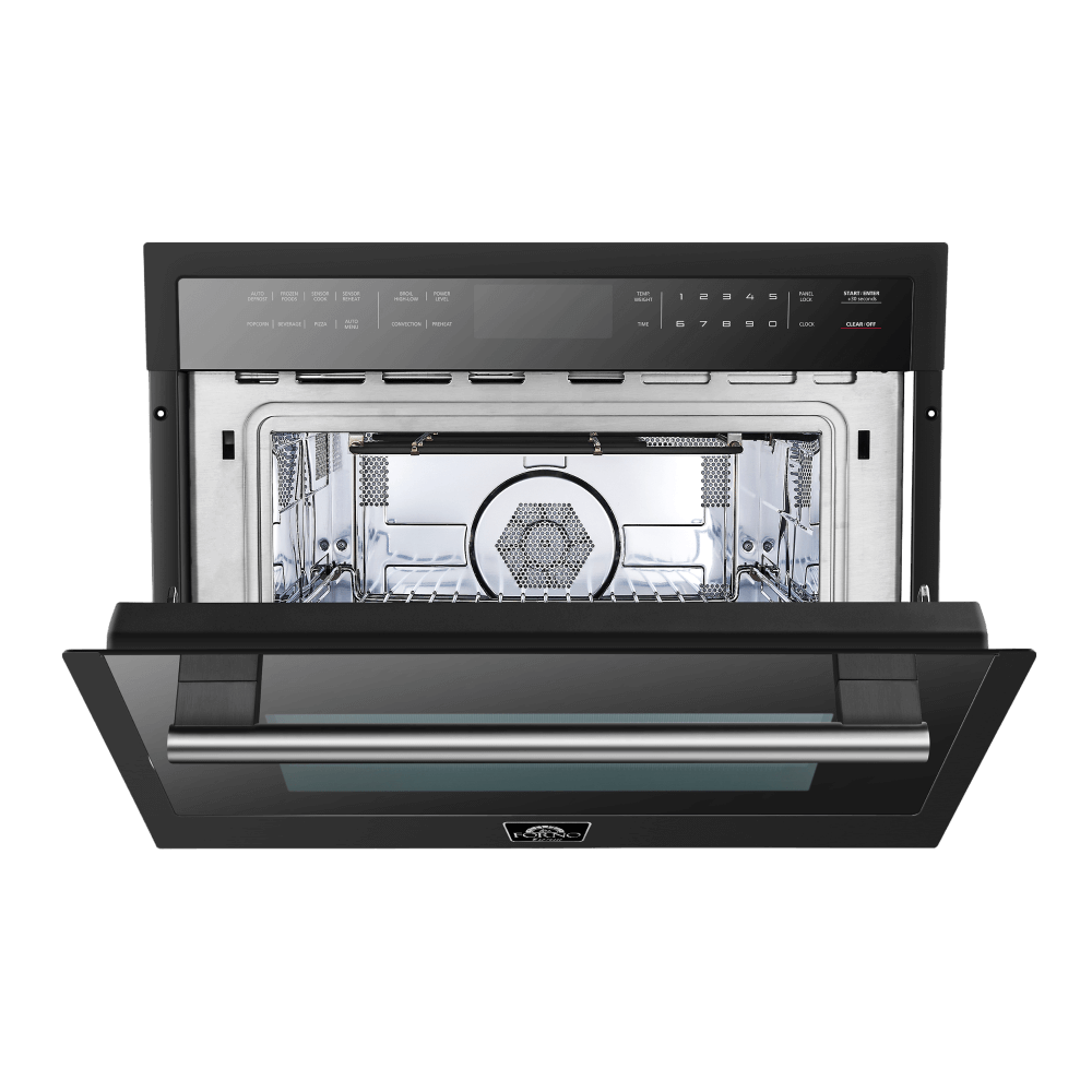 FORNO Oliena Espresso Black 24" 1750 Watt Compact Oven & 1000 Watt Microwave, 1.6 cu. ft. - Image 4