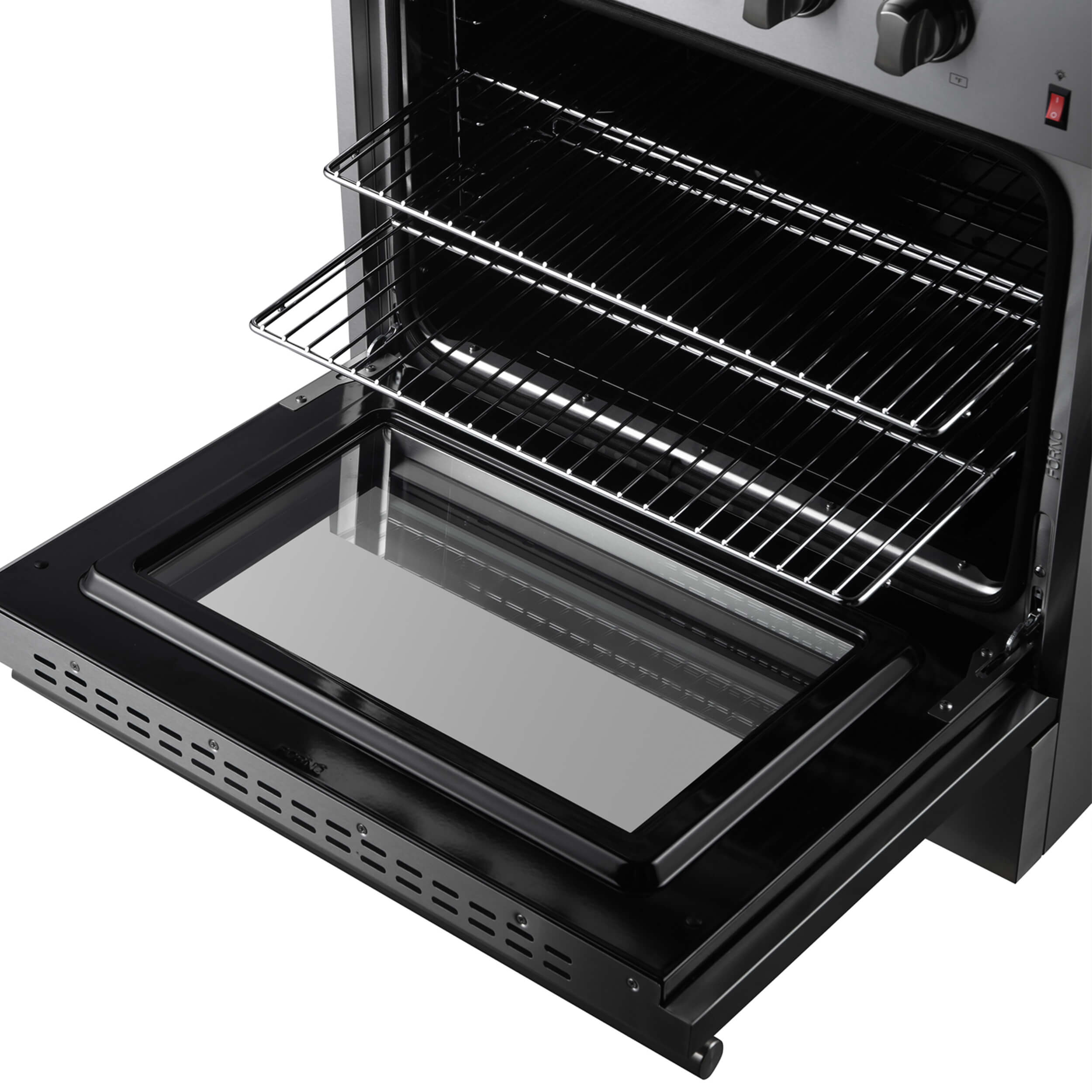 FORNO Marco 30-inch Dual Fuel Range Stainless Steel, 4 Sealed Burners - 37,000 BTU, 4.32 cu.ft. True Convection Oven - Image 13