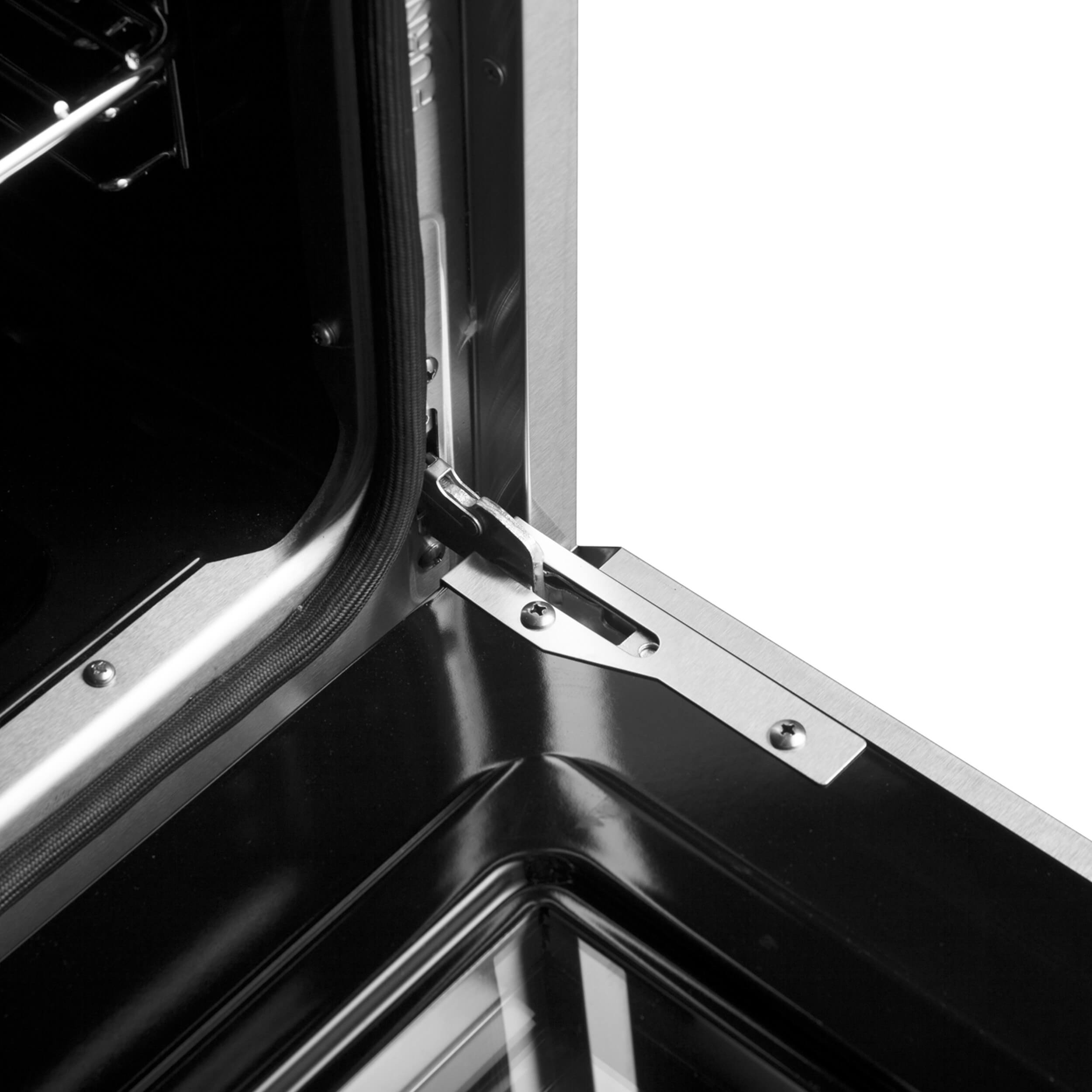 FORNO Marco 36-Inch Dual Fuel Range Stainless Steel, 6 Sealed Burners - 67,000 BTU, 5.36 cu.ft. True Convection Oven - Image 14