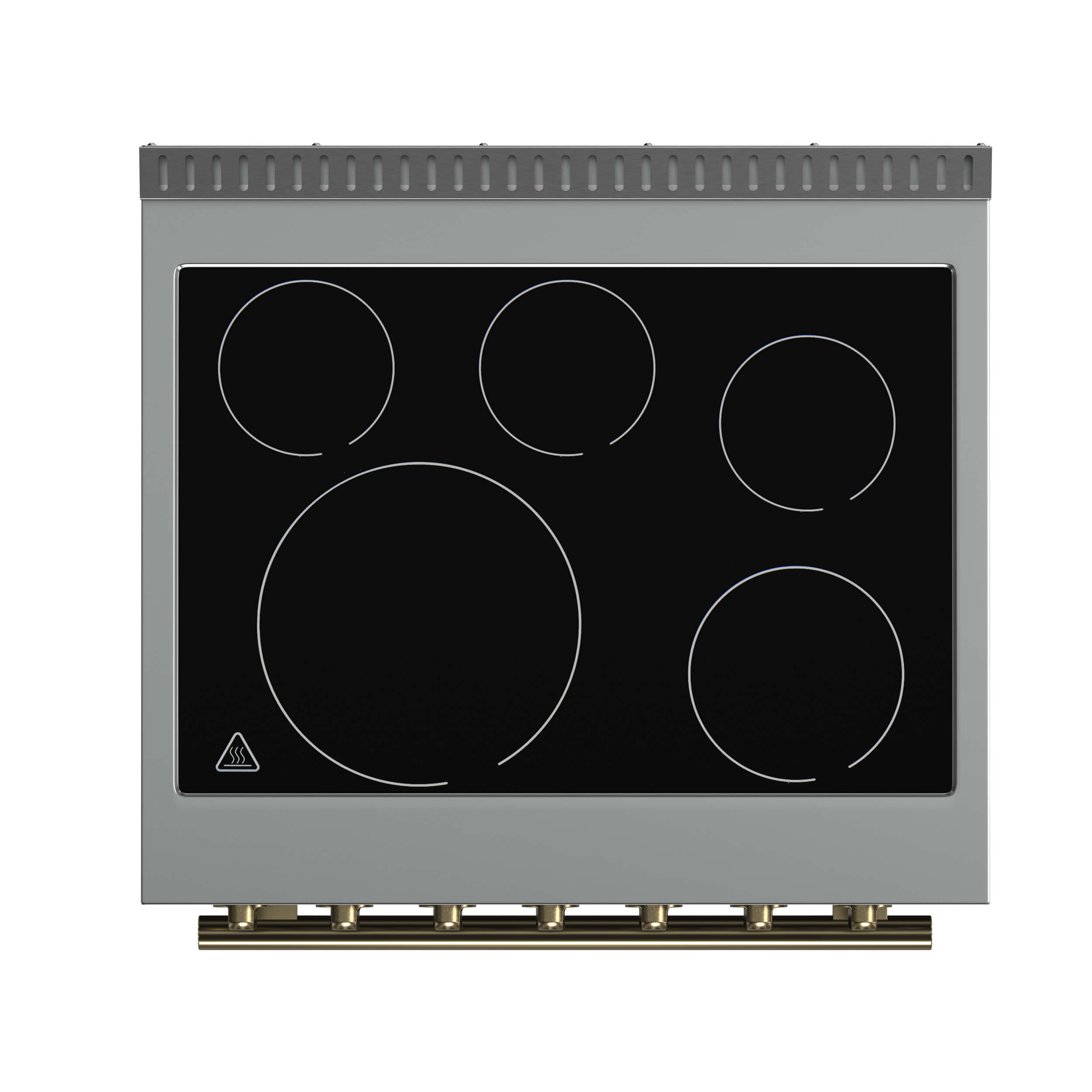 FORNO Paolo 30" Freestanding Electric Range in Black, 4.38 cu.ft. True Convection Oven - Image 4