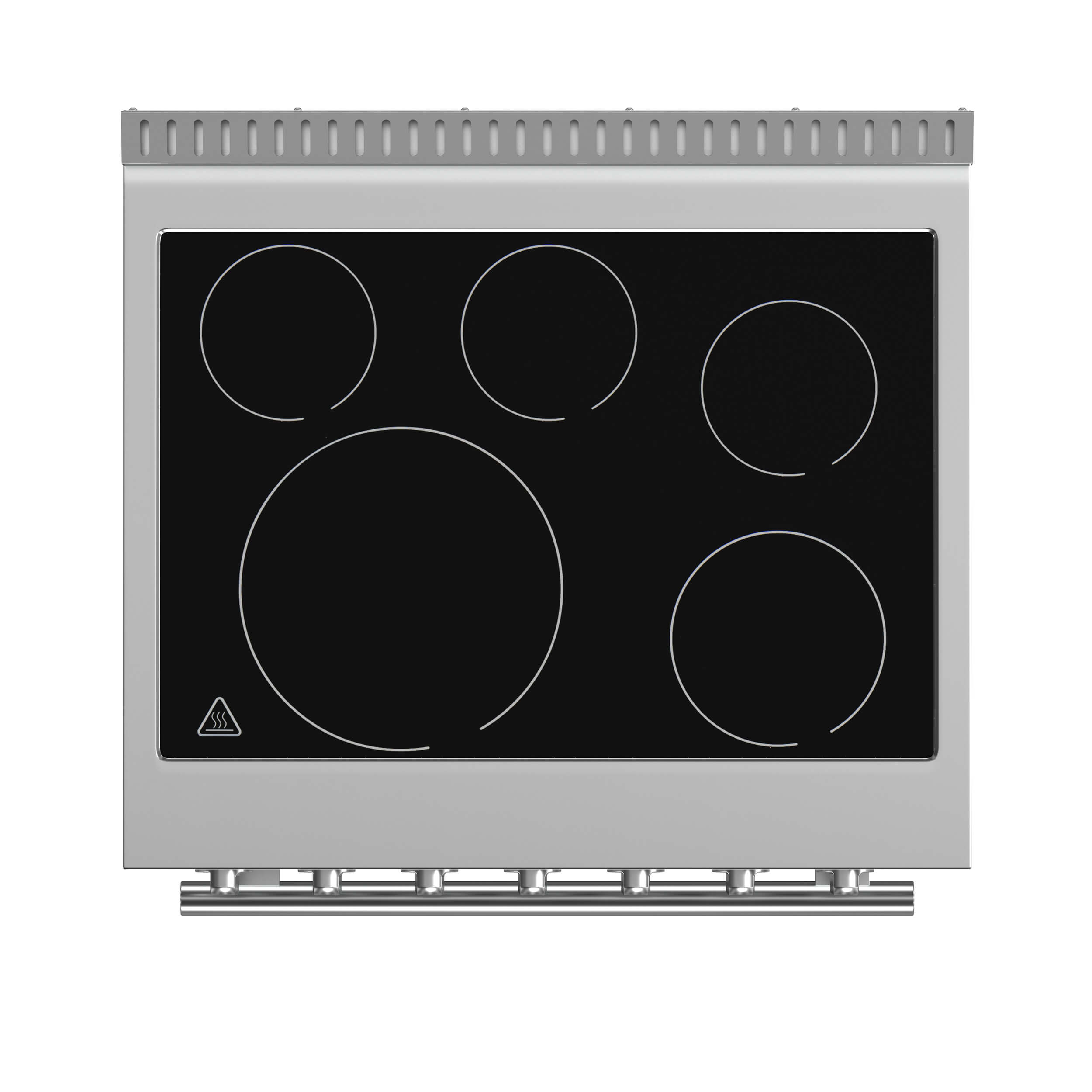 FORNO Paolo 30" Freestanding Electric Range in Stainless-Steel, 4.38 cu.ft. True Convection Oven - Image 4