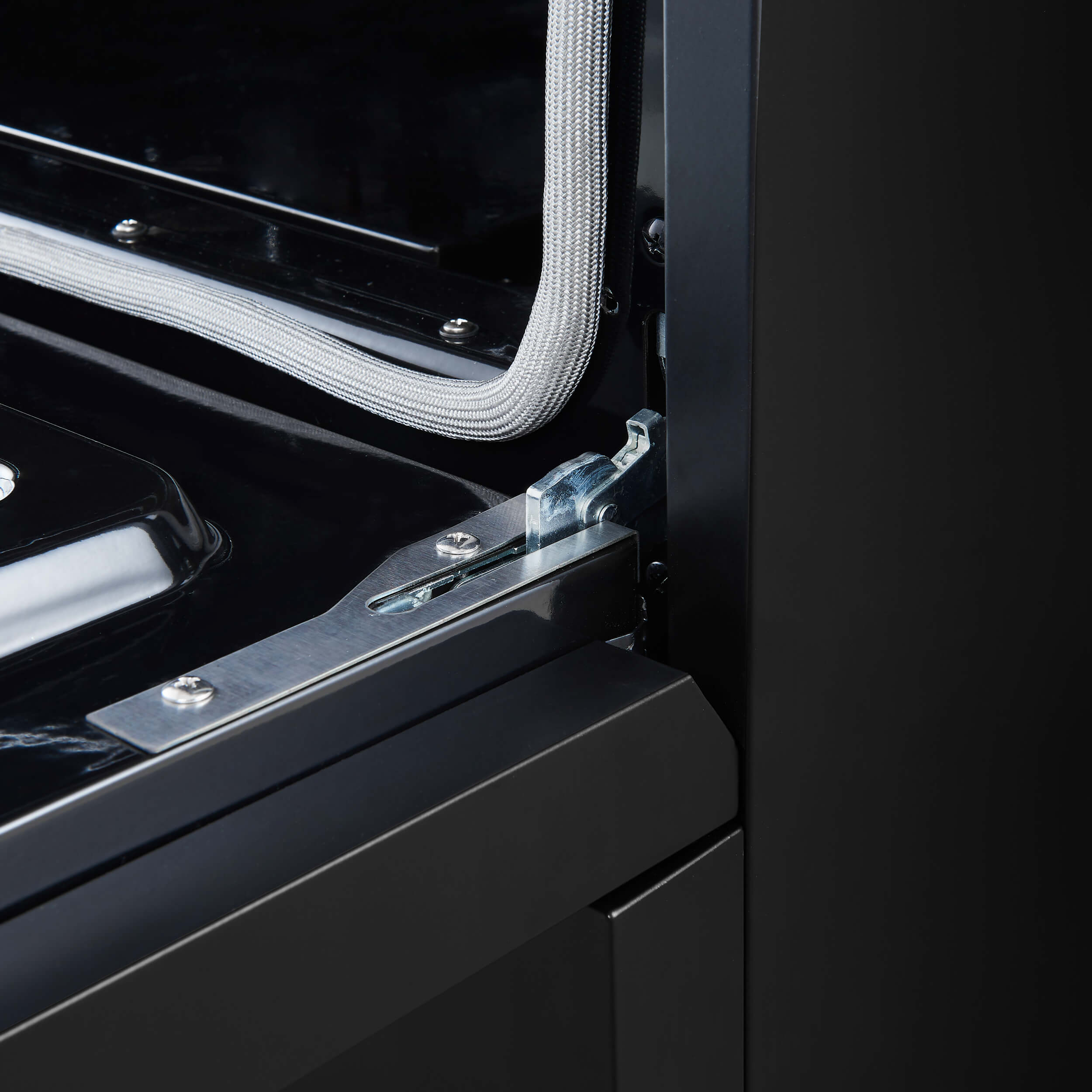 FORNO Paolo 30" Freestanding Electric Range in Black, 4.38 cu.ft. True Convection Oven - Image 11