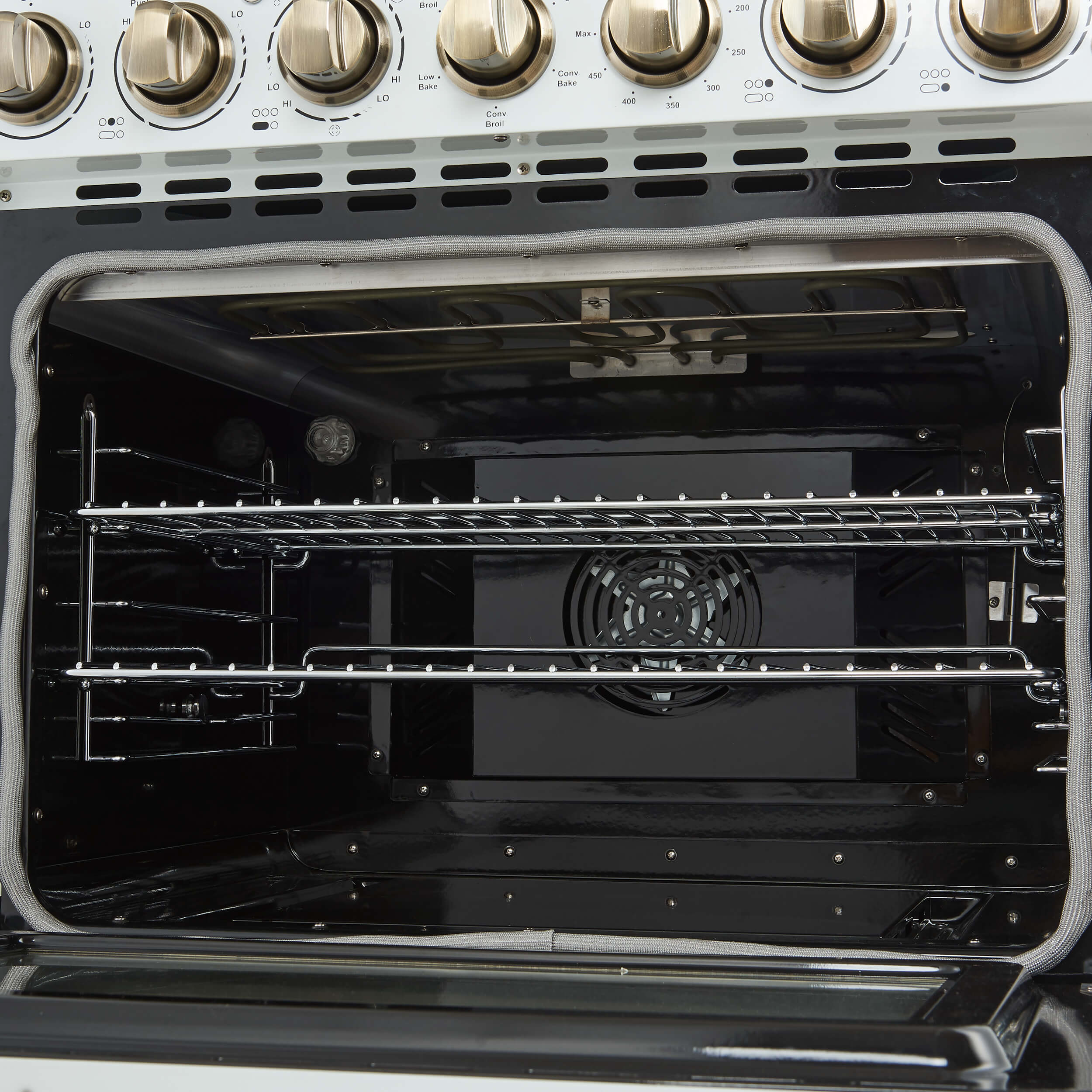 FORNO Paolo 30" Freestanding Electric Range in White, 4.38 cu.ft. True Convection Oven - Image 7