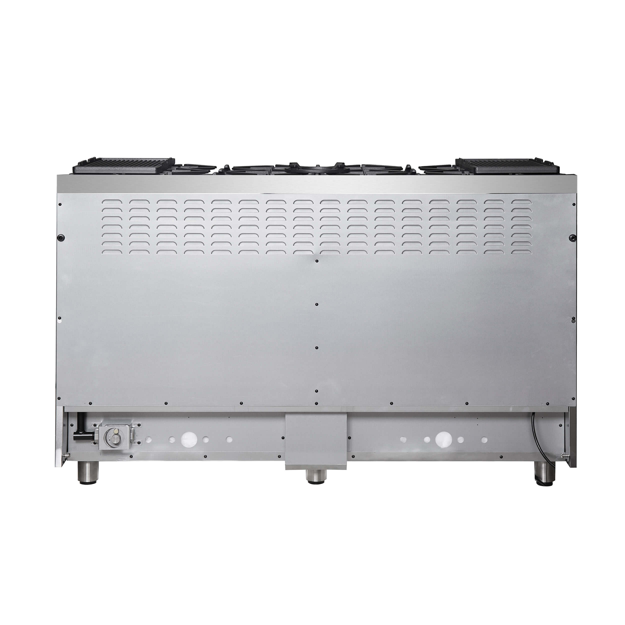 FORNO Massimo 60-inch Gas Range Stainless Steel, 10 Sealed Burners 142,000 BTU, 8.64 cu. ft. double ovens - Image 9