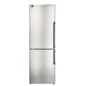FORNO 24" Inch W. Bottom Mount Freestanding Refrigerator and Freezer with 11.1 Cubic Ft. Total Capacity (Left Side)