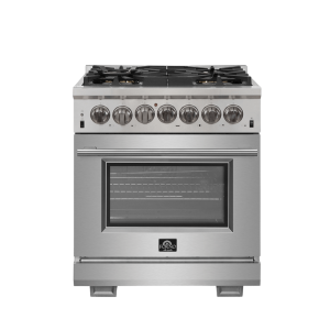 FORNO  Capriasca 30" Freestanding Dual Fuel Range