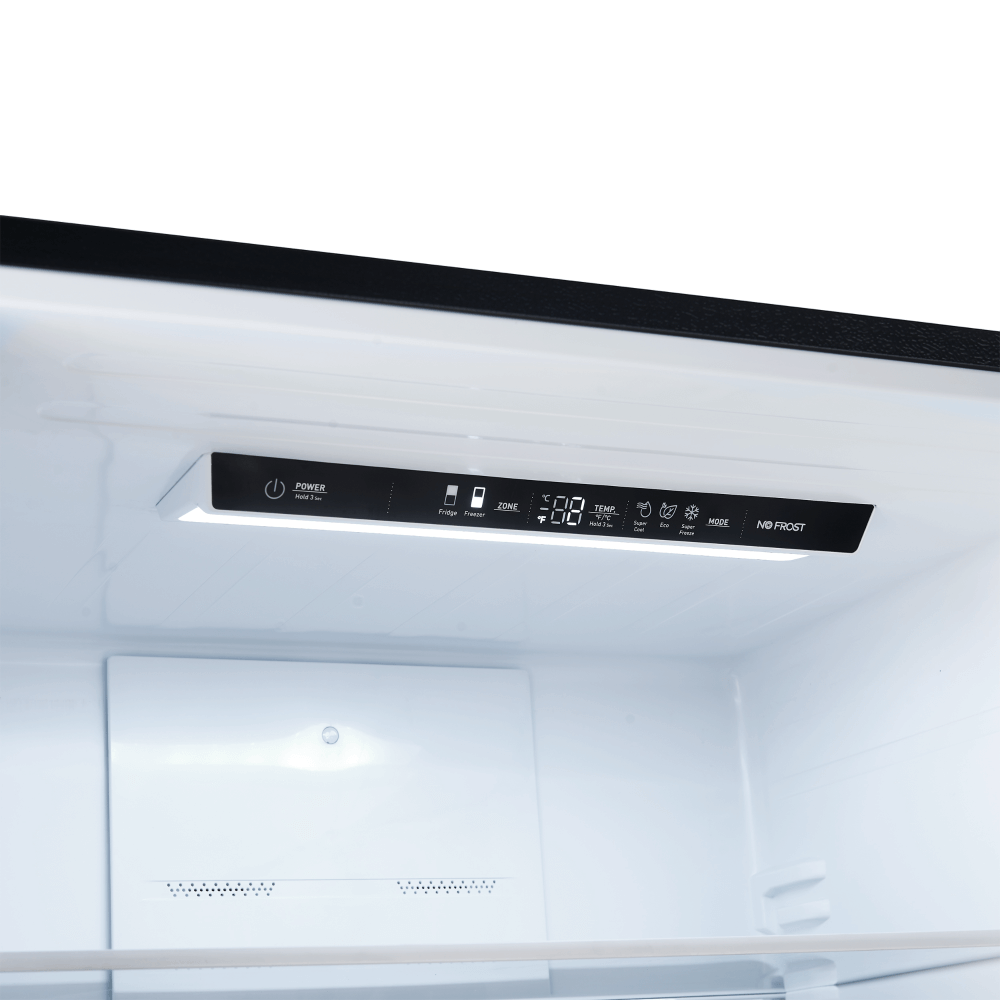 FORNO 31" Milano Espresso Bottom Freezer Right Swing Door Refrigerator in Black, 17.2 cu. ft. Additionnal Antique Brass Handles Included - Image 10