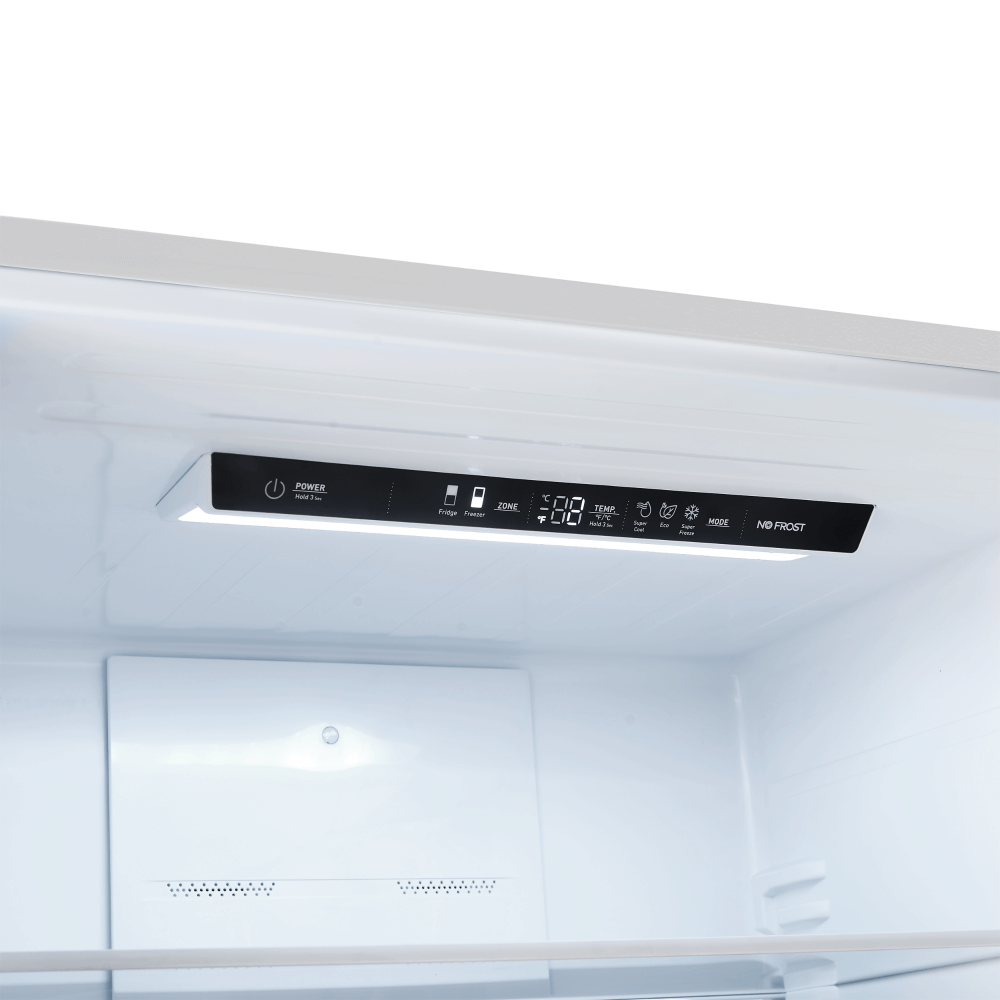 FORNO 31" Milano Espresso Bottom Freezer Right Swing Door Refrigerator in Stainless Steel, 17.2 cu. ft. - Image 9